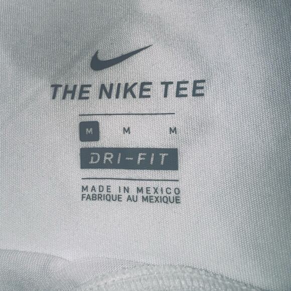 Oregon DUCKS Nike Stomp Out Cancer Shirt Mens Medium White Pink Dri-Fit Tee Crew - Picture 5 of 6